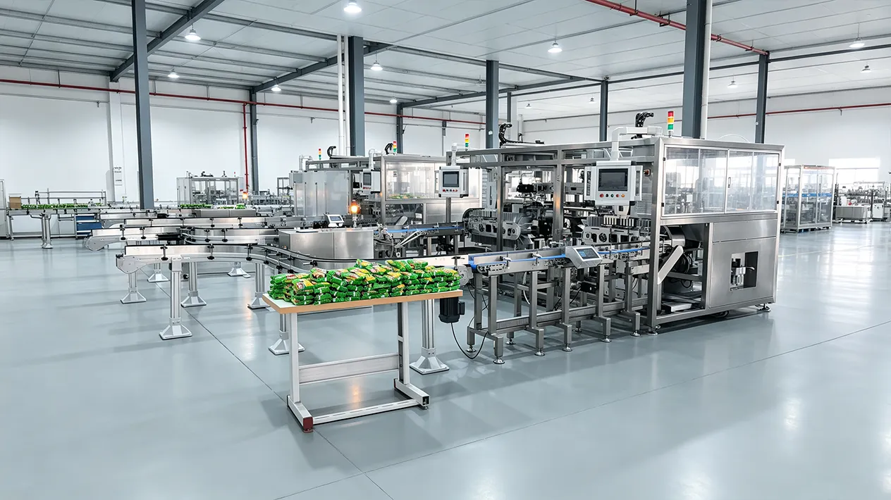 High-Speed Instant Noodle Case Packing Line
